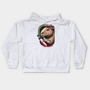 Peace Was Never An Option // Capybara Kids Hoodie